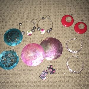 Assortment of earrings